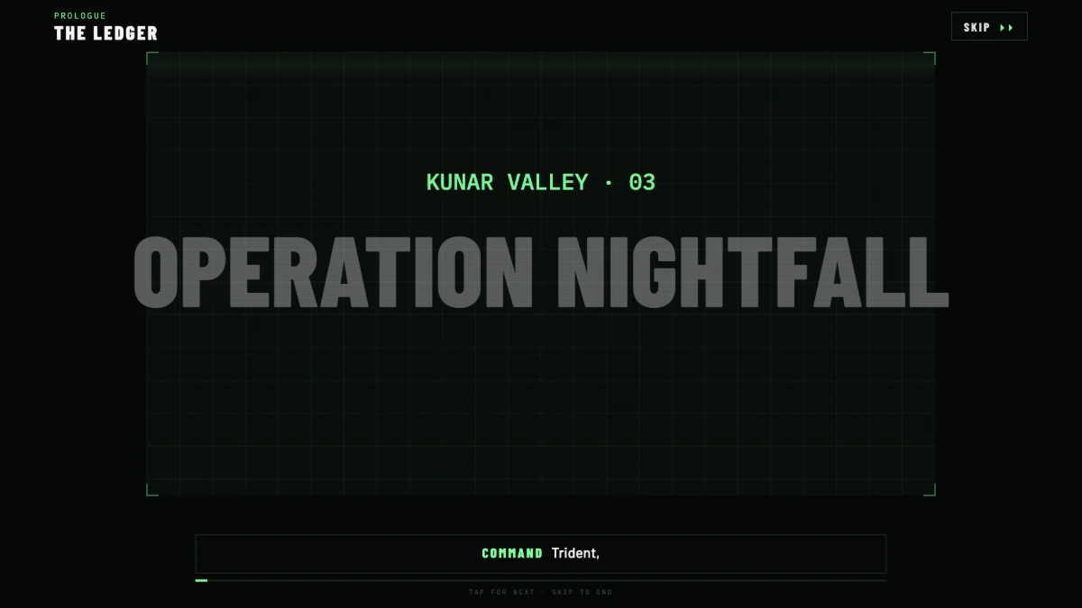 A mission briefing with the Fastest Ghosts leaderboard.